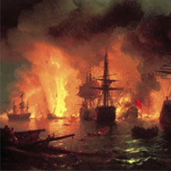 Batailles navale Peintures