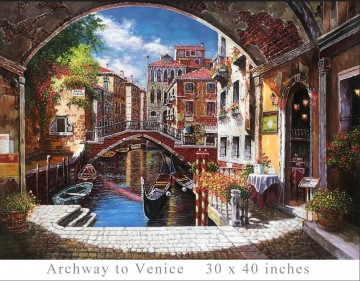Archway Venice 30x40inches EUR320 Peinture à l'huile