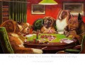 Dogs Playing Poker Cassius Marcellus Coolidge 37x54cm EUR307
