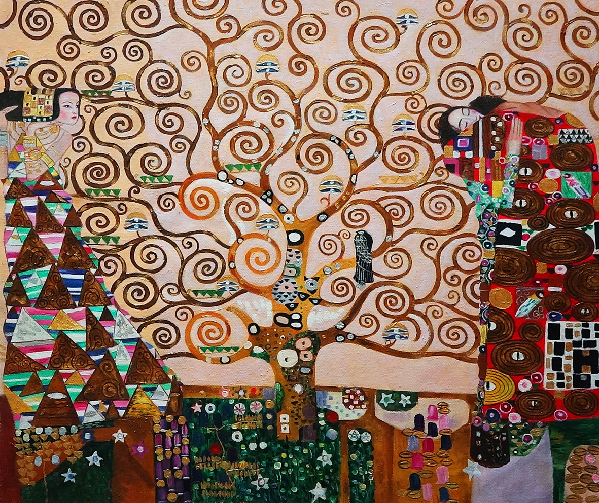 Tree of Life Stoclet Frieze Gustav Klimt 51x60cm EUR100 Peintures à l'huile